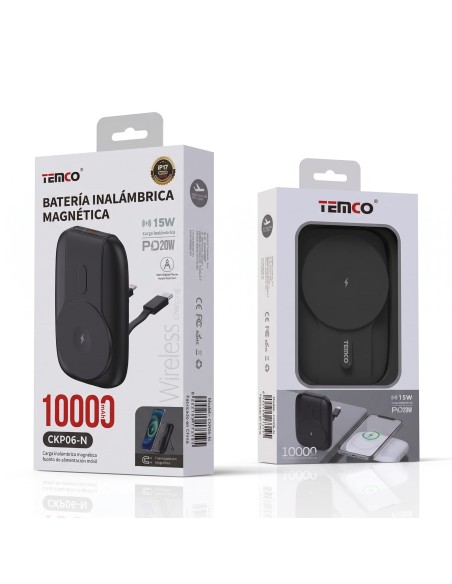 Batería inalámbrica 10000mAh TEMCO CKP06-N