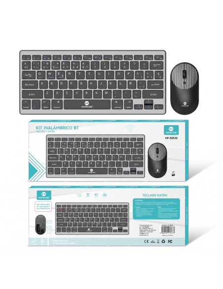 KIT TECLADOR Y RATON HP-50520 HOPECOM