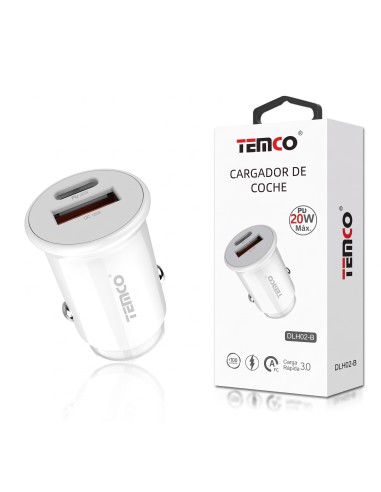 CARGADOR COCHE PD20W DLH02-B  TEMCO