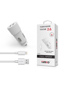 CARGADOR COCHE IOS 2A TEMCO G2-2L