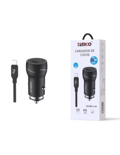 CARGADOR COCHE IOS 20W LPC201-L-N  TEMCO