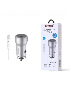 CARGADOR COCHE IOS 20W LPC201-L-P TEMCO