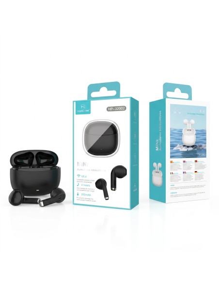 AURICULAR TWS NEGRO HP-32002 *OFERTA*