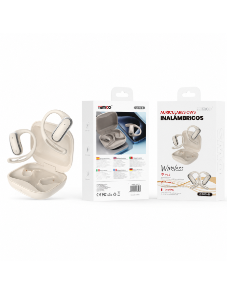 Auriculares Open Ear TEMCO GS09-B Bluetooth 6.0