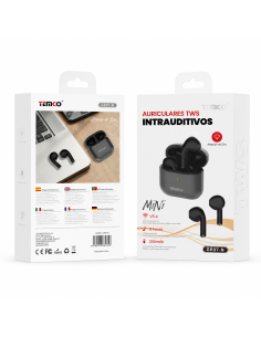 Auriculares TWS TEMCO GR07-N estuche aleación zinc 2