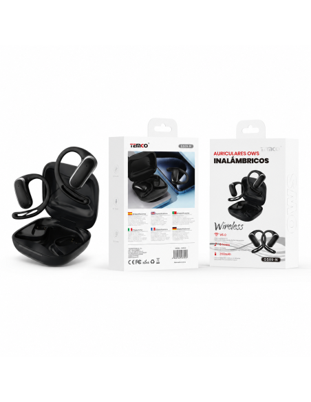 Auriculares abiertos Bluetooth TEMCO GS09-N | Estuche carga