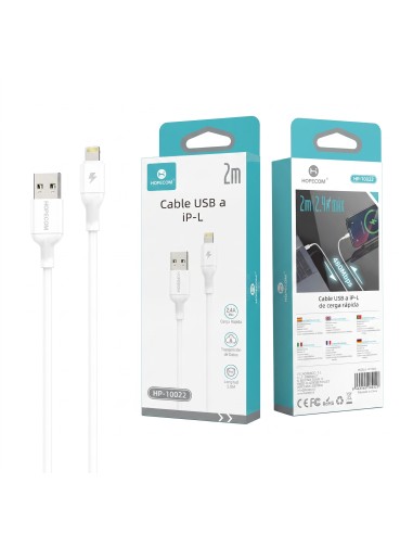 CABLE IPHONE 2M 2.4A HP-10022 HOPECOM