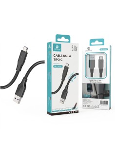 CABLE USB A TIPO C 5.0A NEGRO HP-10201 HOPECOM