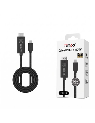 CABLE TYPE C A HDMI FCH20 TEMCO
