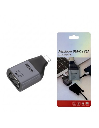 ADAPTADOR TYPE C A VGA FCV18 TEMCO