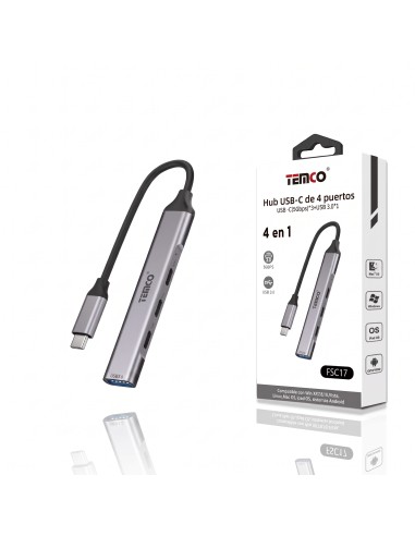 HUB USB-C 4EN 1 FSC17 TEMCO