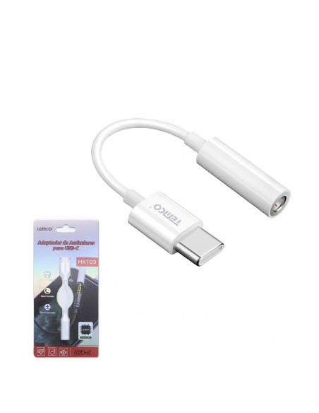 ADAPTADOR AUDIO  PARA TYPO-C HKT03  TEMCO