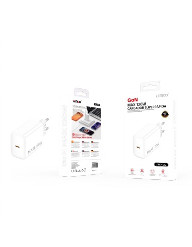 Cargador USB-C 120W TEMCO GaN JYC-120