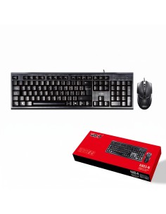KIT TECLADOR Y RATON KA03-N  TEMCO