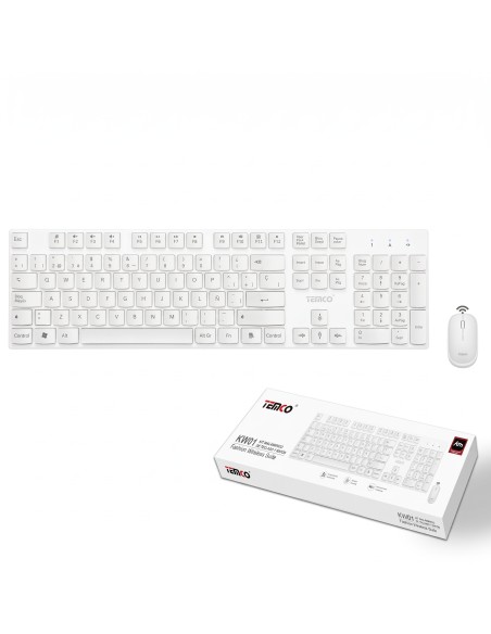 INALAMBRICO TECLADO Y RATON KW01-B  TEMCO