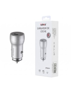 CARGADOR DE COCHE 30W TIPO C LPC301-P TEMCO