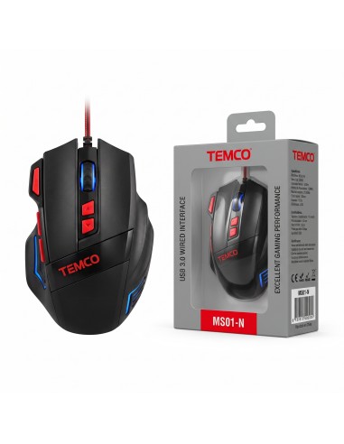 RATON GAMING USB 3.0 MS01-N  TEMCO