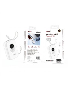 BATERIA EXTERNA 20000MAH PMK02-B TEMCO
