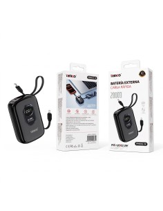 BATERIA EXTERNA 20000MAH PMK02-N TEMCO