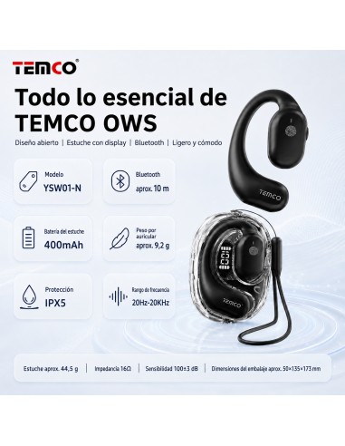 Auriculares OWS YSW01 TEMCO
