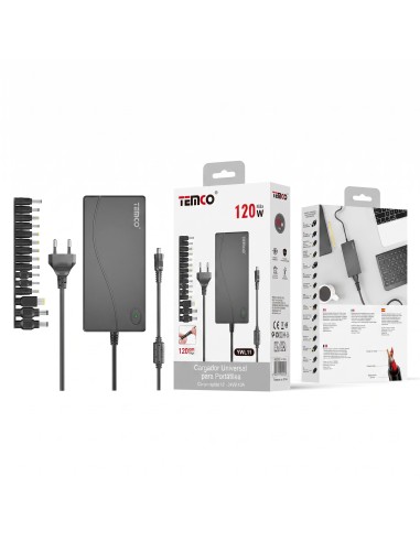 CARGADOR UNIVERSAL PARA PORTATILES 120W YWL11 TEMCO