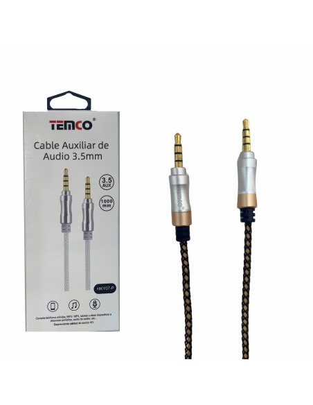 CABLE AUXILIAR DE AUDIO HKY07-P  TEMCO