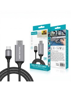 CABLE TIPE-C RO HDMI 2M KOS-12083 KOUVOLSEN