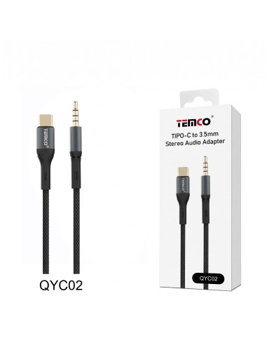 CABLE TYPO C A 3.5MM QYC02 TEMCO