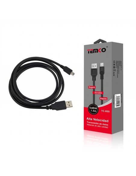 CABLE MINI USB V3 TC-X05  TEMCO