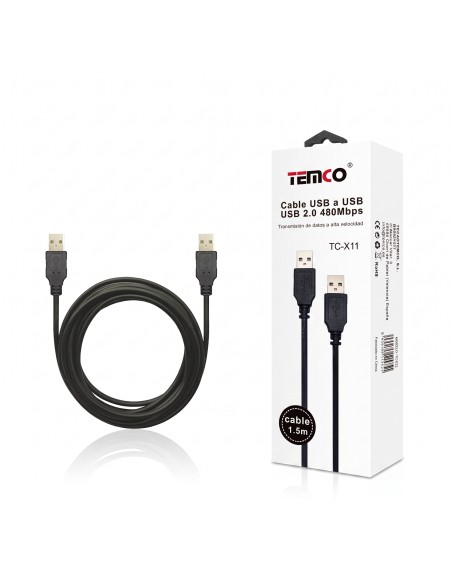 CABLE USB-USB 1.5M TC-X11 TEMCO