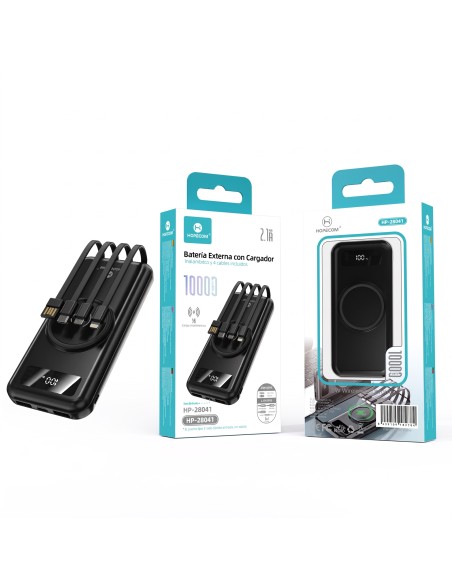 BATERIA EXTERNA INALAMBRICO 10000MAH HP-28041