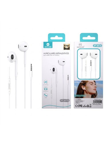 AURICULAR BLANCO 3.5MM HP-30510