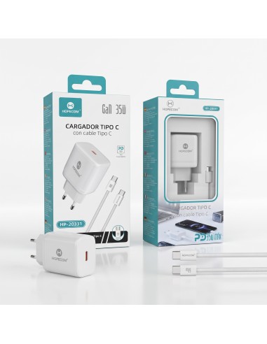 CARGADOR TIPO C A C 35X HP-20331 HOPECOM