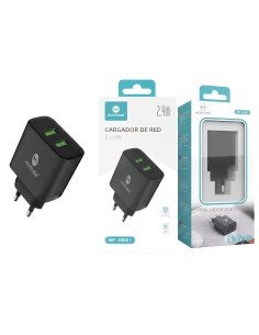CARGADOR DE RELOJ 2USB 2.4A HP-20051 HOPECOM