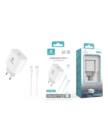 CARGADOR TIPO C A IP-L 20W HP-20252 HOPECOM