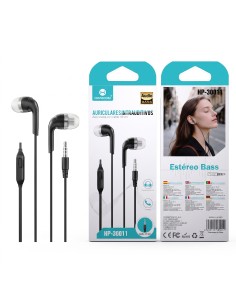 AURICULAR CABLE NEGRO HP-30011 TEMCO