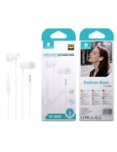 AURICULAR JACK BLANCO HP-30020 HOPECOM