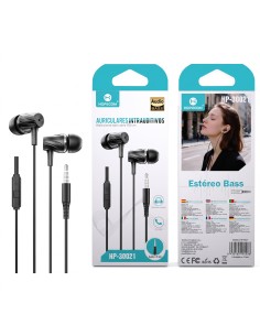AURICULAR JACK NEGRO HP-30021 HOPECOM