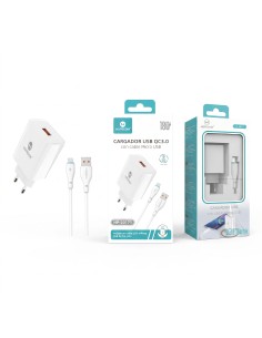 CARGADORC/C. MICRO USB QC3.0 18W HP-20171 HOPECOM