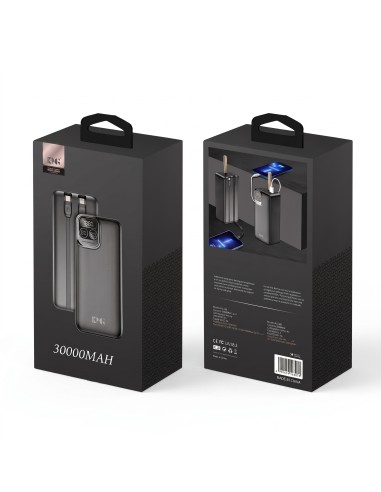 BATERIA EXTERNA 30000MAH KPG-301