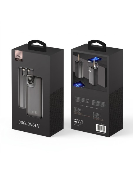 BATERIA EXTERNA 30000MAH KPG-301