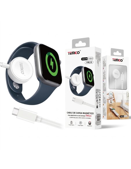 CABLE CARGA DE RELOJ TIPO C YWL18 TEMCO